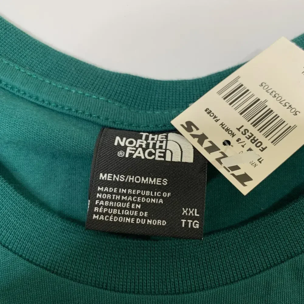 The North Face T Shirt Mens 2XL Forest Denali North Faces Mt McKinley Alaska